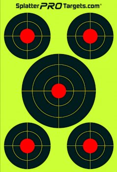 SPLATTER PRO TARGETS Papīra mērķis, 45x30 cm