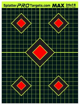 SPLATTER PRO TARGETS Papīra mērķis, 60x45 cm