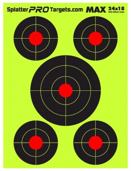 SPLATTER PRO TARGETS Papīra mērķis, 60x45 cm