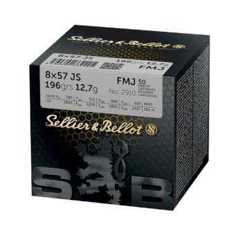 Patronas Sellier & Bellot 8 x 57 JS, FMJ 12,7g