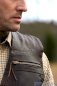 SWEDTEAM Leather hunting vest BULL M